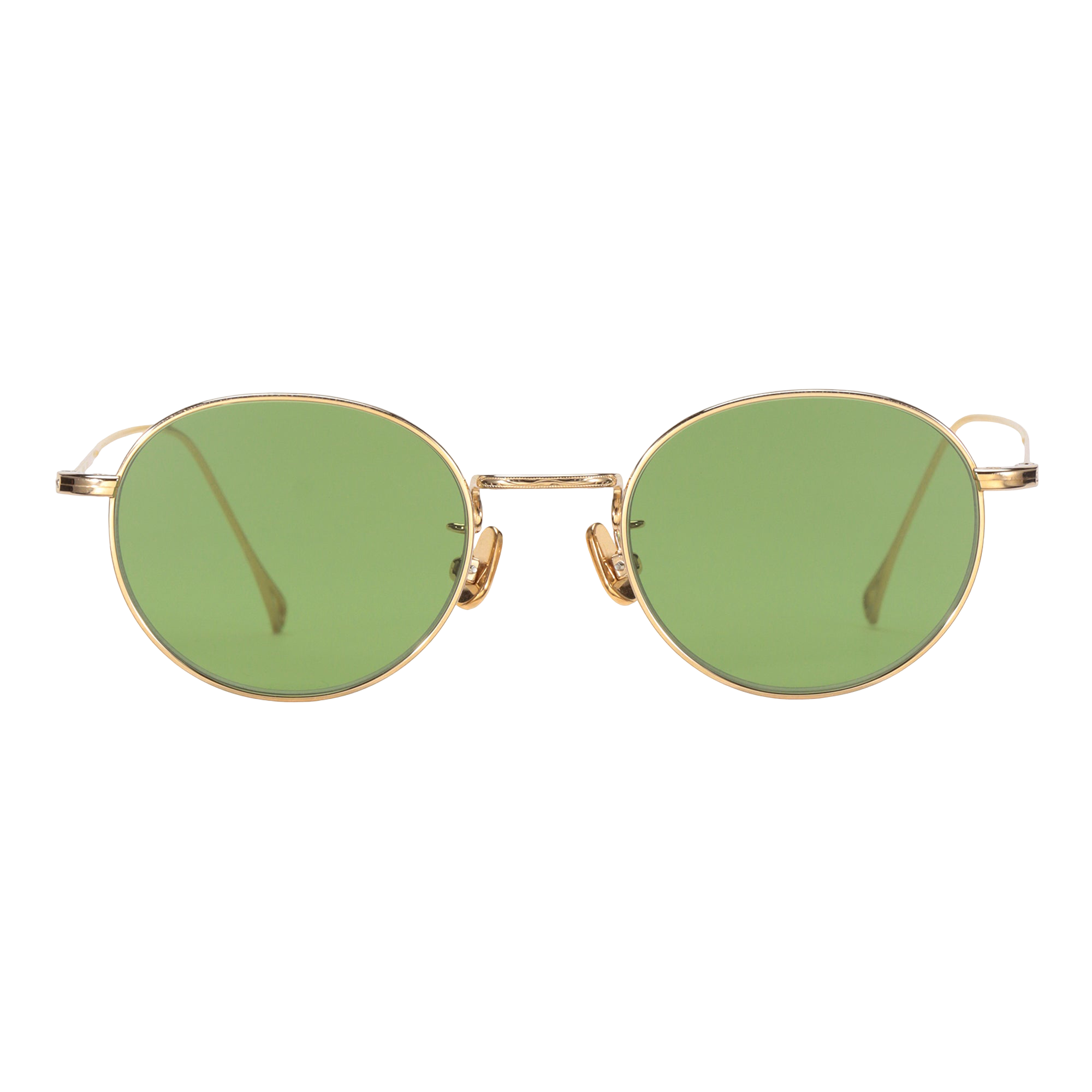 TOGA GOLD-GREEN LENS-(SUNGLASSES)